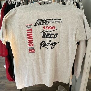 vintage team SECO racing ad tshirt